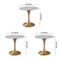 Round Tulip Base Dinette Table Traditional Luxury Stone Dining Room Collection Clearhalo ' dining_table' 'Dining Tables & Seating' 'Dining Tables' 'furn' 'furn_dining_table' 'Furniture' 'furniture_dining_table' 'Kitchen & Dining Furniture' 'kitchen&dining_furn' 'kitchen' 'kitchen_dining_table' 1200x1200_d7636683-c812-414e-8bc9-4a369f517f98