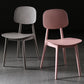 Silla lateral de plástico silla lateral de comedor contemporáneo de espalda para el hogar