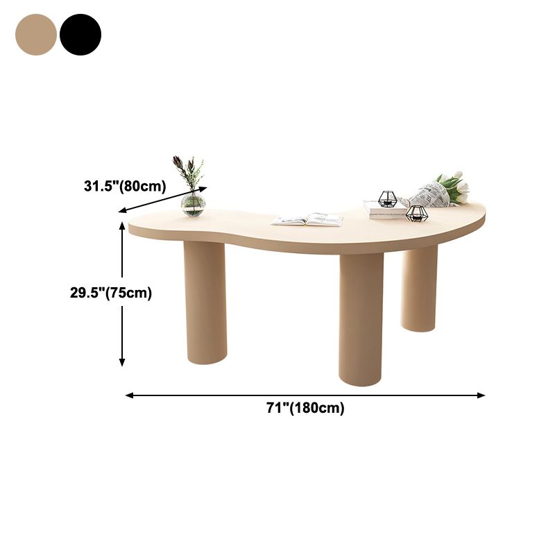 Mesa de trabajo de madera sólida de la oficina de oficina gratuita escritorio de escritura industrial