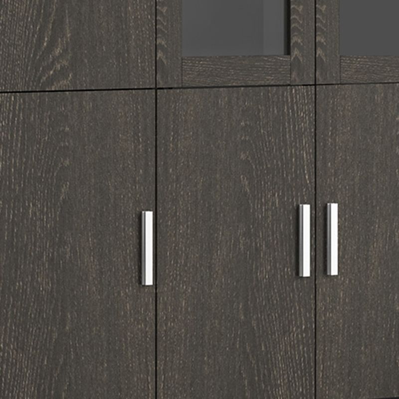 Archivos industriales de la oficina de archivos verticales de marco de madera sólida