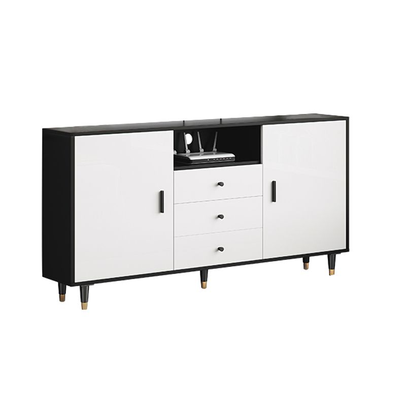 Cabinet télévisé en bois Modern Minimalist Home Open TV Stand Console