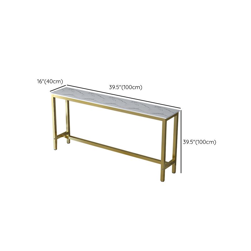 1/4/5 PCs hergestelltes Holzbarset mit Metallhocker für kleine Orte