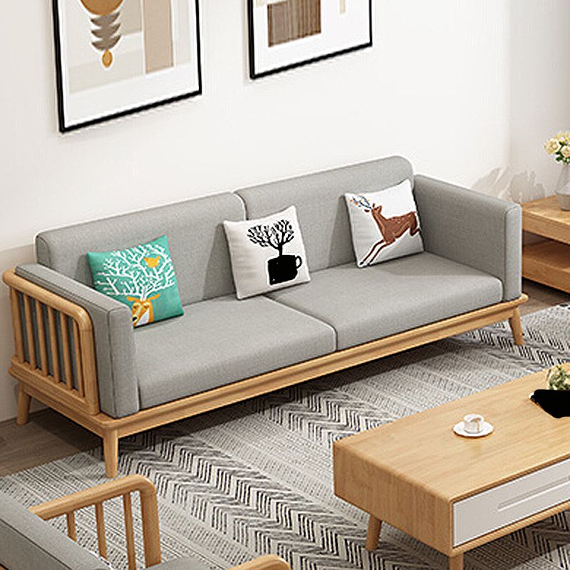 Linen Cushions Modern Sofa 31"W Square Arm Sofa for Living Room Clearhalo 'furn' 'furn_sofas' 'Furniture' 'Living Room Furniture' 'Sofa' 'sofas' 1200x1200_d76a4388-2f59-4d3b-a817-9926ea244aed