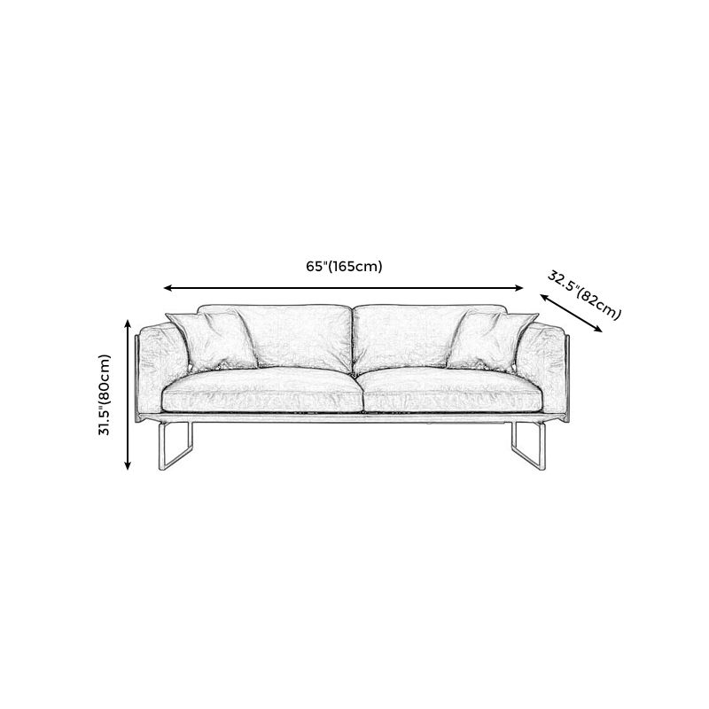 Wooden Genuine Leather Cushions Sofa 31.5"H Contemporary Industrial Square Arm Sofa,Black Clearhalo 'furn' 'furn_sofas' 'Furniture' 'furniture_sofas' 'kitchen' 'kitchen_sofas' 'Living Room Furniture' 'Sofa' 'sofas' 1200x1200_d76c551b-b769-4fda-acb4-ebc21be4f2a2