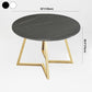 Traditional Luxury Round Double Pedestal Home Furniture Stone Dining Table Clearhalo ' dining_table' 'Dining Tables & Seating' 'Dining Tables' 'furn' 'furn_dining_table' 'Furniture' 'furniture_dining_table' 'Kitchen & Dining Furniture' 'kitchen&dining_furn' 'kitchen' 'kitchen_dining_table' 1200x1200_d76da5a3-66b7-465a-a473-9da0e52eca46