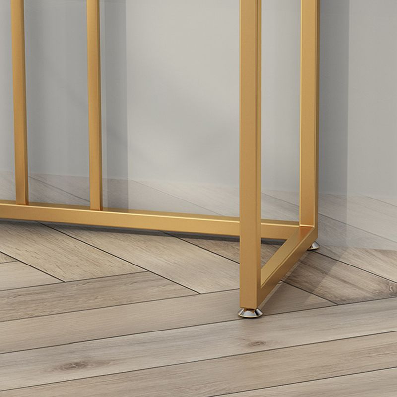 Tavolo di accento della console di cavalletto con rettangolo bianco per sala