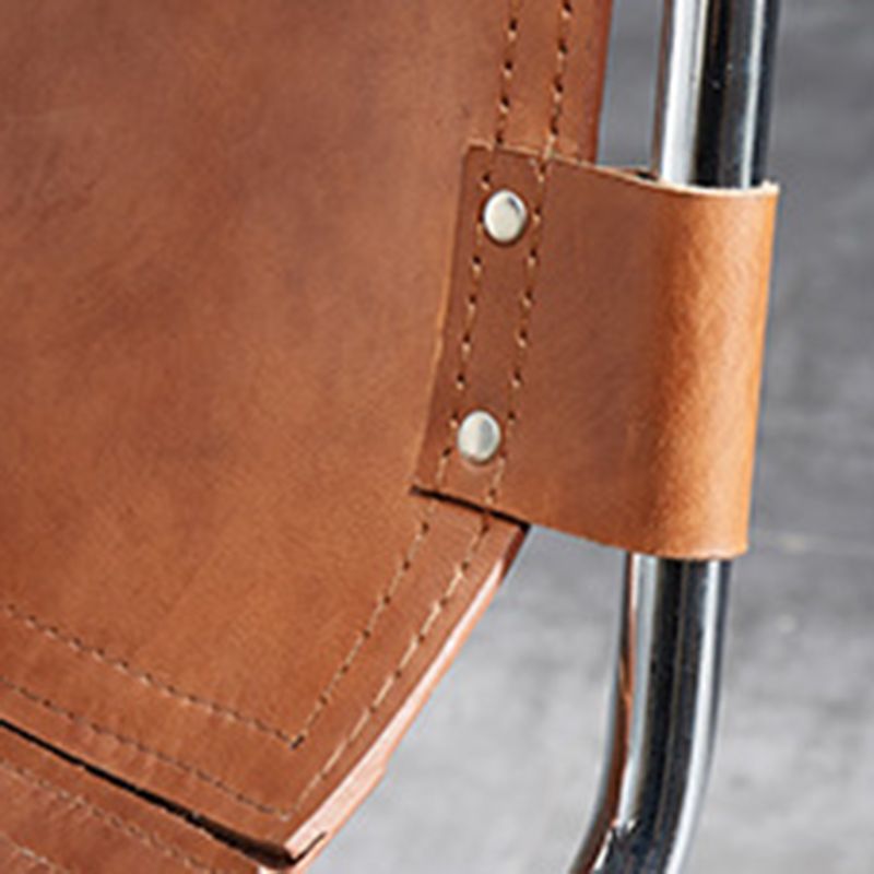 現代のキッチンダイニングチェアフェイクレザーサイドチェア銀の脚