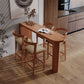 Modern 1/3/5 Pieces Bar Table Set Rubber Wood Counter Table for Living Room Clearhalo 'Bar Furniture' 'furn' 'furn_home_bar_bar_sets' 'Furniture' 'Home Bars & Bar Sets' 'home_bar_bar_sets' 'Kitchen & Dining Furniture' 1200x1200_d77095b9-1765-4890-afca-a2bc41d8f6fe