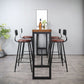 Modern Rectangle Bar Dining Table Wood Bar Height Table with Trestle Base Clearhalo 'Bar Furniture' 'Bar Tables' 'bar_tables' 'furn' 'furn_bar_tables' 'Furniture' 'furniture_bar_tables' 'Kitchen & Dining Furniture' 'kitchen&dining_furn' 'kitchen' 1200x1200_d771cc25-4adc-48ed-b2ec-469b4129ad3f