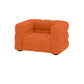 Eigentijds 26.77 "H Biscuit Back Tuxedo Arm Sofa voor woonkamer