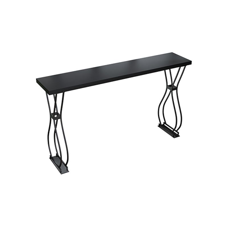 Glam Style 42-inch Height Bar Table Wood Top Pub Table for Living Room Clearhalo 'Bar Furniture' 'Bar Tables' 'bar_tables' 'furn' 'furn_bar_tables' 'Furniture' 'furniture_bar_tables' 'Kitchen & Dining Furniture' 'kitchen&dining_furn' 'kitchen' 1200x1200_d7778317-2479-4fd1-b1f3-090d51f01906