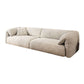 Modernismus Kissen Top Arm Arm Sofa 41,34-in D Leder Down Fill Sofa