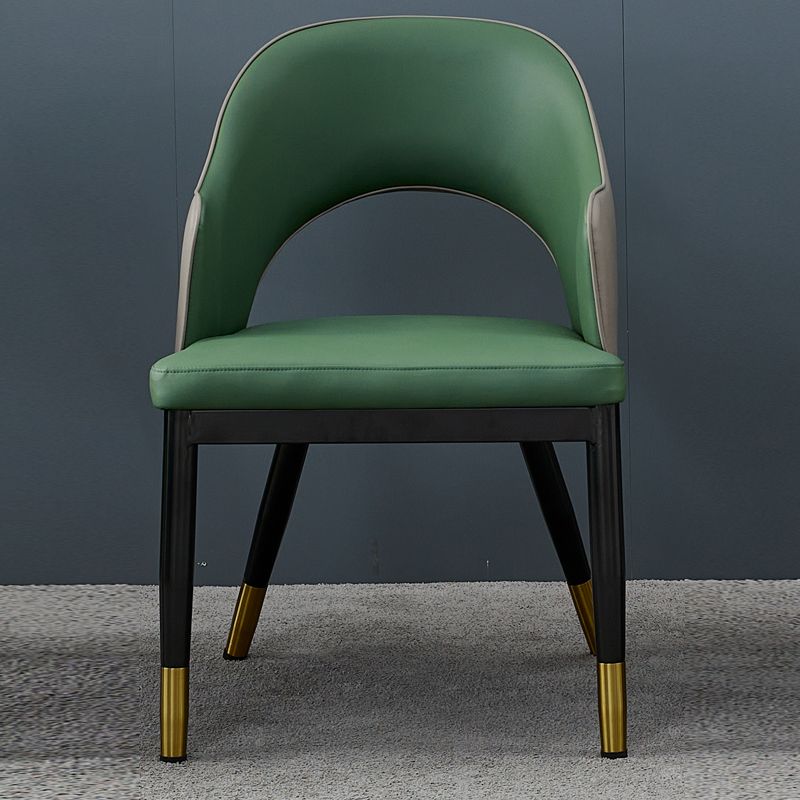 Metal Industrial Dining Chair with Arms Matte Finish Open Back Side Chair Clearhalo 'Dining Chairs' 'Dining Tables & Seating' 'dining_chair' 'furn' 'furn_dining_chair' 'Furniture' 'Kitchen & Dining Furniture' 1200x1200_d7797831-c14c-446f-a47f-1a97eb449141