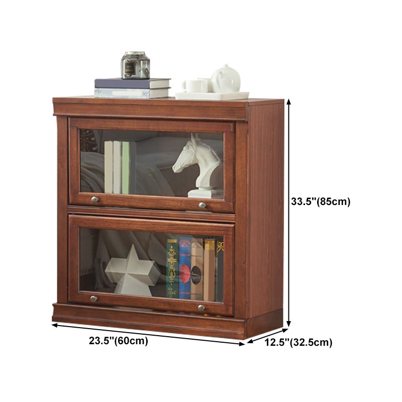 Wooden Closed Back Standard Bookcase Contemporary Cabinet Included Bookshelf Clearhalo 'Bookcases' 'furn' 'furn_bookcases' 'Furniture' 'furniture_bookcases' 'Office Furniture' 1200x1200_d779af52-4fdc-4200-917f-e48e432329c5