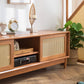 Traditional TV Media Stand Solid Wood 2 Doors TV Stand Console Clearhalo 'furn' 'furn_tv_stands_entertainment_centers' 'Furniture' 'Living Room Furniture' 'TV Stands & Entertainment Centers' 'TV Stands & Media Storage Furniture' 'tv_stands_entertainment_centers' 1200x1200_d77aa5bf-fd5e-4921-8916-8753598855d7