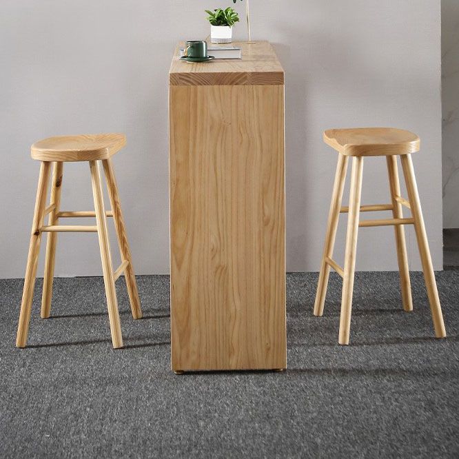 Tavolo da pranzo in legno massimo in legno massiccio tavolo da pub rettangolo in naturale