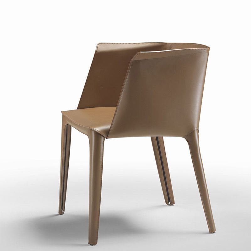 Lederarm Stuhl fester Rücken im Innenstuhl für Esszimmer