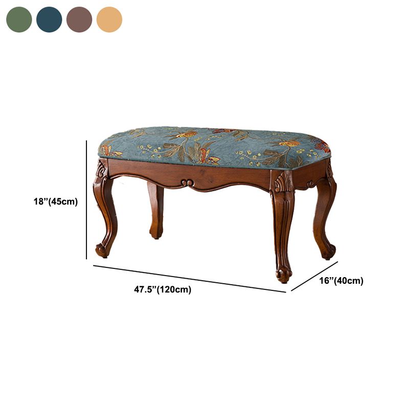 Rectangle 17.7"H Entryway Bench Cushioned Upholstered Seating Bench Clearhalo 'Benches' 'Chairs & Seating' 'furn' 'furn_benches' 'Furniture' 'Living Room Furniture' 1200x1200_d78214bc-d90c-4753-8f0c-6155890bbdbf