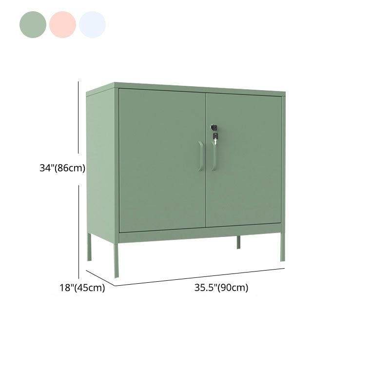 Contemporary Style Side Board Metal Sideboard for Dining Room Clearhalo 'buffet_sideboard' 'Buffets & Sideboards' 'furn' 'furn_buffet_sideboard' 'Furniture' 'Kitchen & Dining Furniture' 1200x1200_d782725c-8006-45ec-8619-b4837398ef78