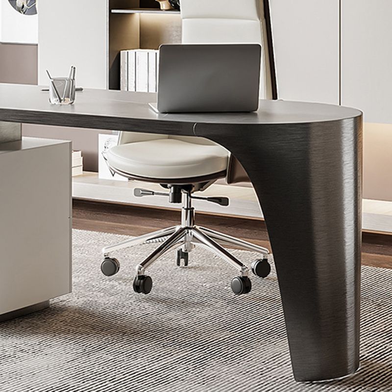 Moderner 29,53-Zoll großer Schreibtisch 2 Schubladen Stone Office Desk
