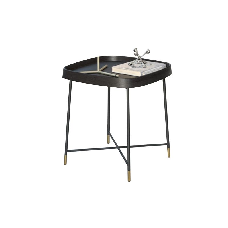 Tavolo da gambe a croce moderna in legno massiccio per soggiorno per soggiorno