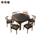 Kitchen Contemporary Dinner Table 4 Legs Extendable Dining Table Clearhalo 'Dining Tables & Seating' 'Dining Tables' 'dining_table' 'furn' 'furn_dining_table' 'Furniture' 'Kitchen & Dining Furniture' 1200x1200_d7838ded-1d21-4083-a64b-a0314fa0dbd4