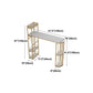 Glam Style Bar Table Marble Pub Table with Wine Cabinet for Dining Room Clearhalo 'Bar Furniture' 'Bar Tables' 'bar_tables' 'furn' 'furn_bar_tables' 'Furniture' 'furniture_bar_tables' 'Kitchen & Dining Furniture' 'kitchen&dining_furn' 'kitchen' 1200x1200_d785bcf9-7e7a-4fb8-91be-65aaa1296ed8