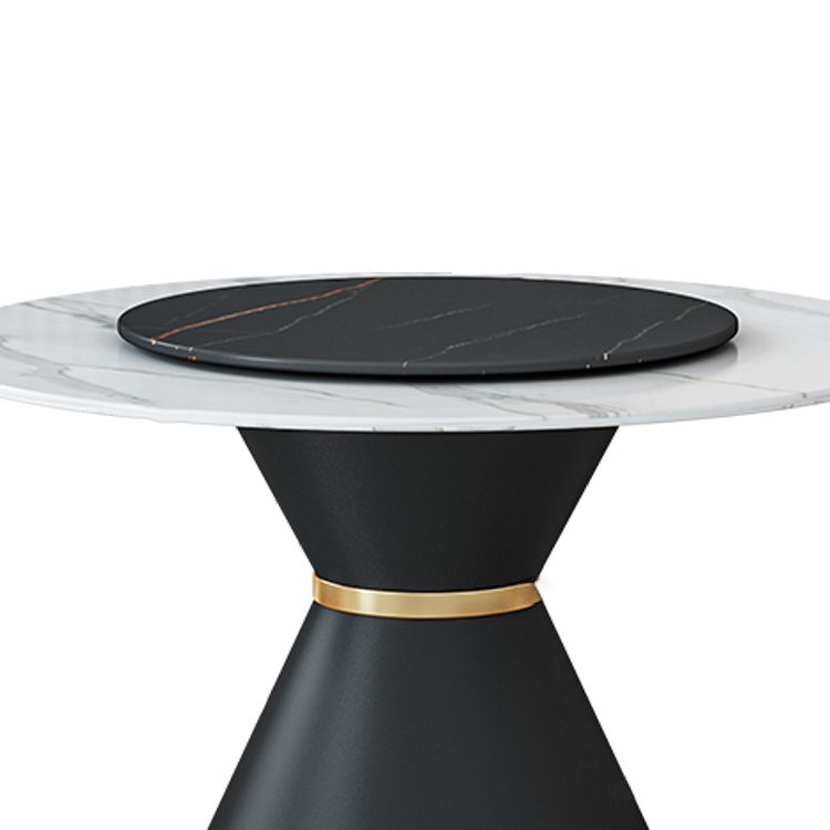 1/2/7/9 Pcs Metal Modern Dining Room Set with Round Indoor Table Dining Set Clearhalo 'Dining Room Sets' 'Dining Tables & Seating' 'dining_room_set' 'furn' 'furn_dining_room_set' 'Furniture' 'furniture_dining_room_set' 'Kitchen & Dining Furniture' 'kitchen&dining_furn' 'kitchen' 1200x1200_d785cfb5-c437-464f-95fc-3a61542d8375