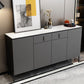 Stone Credenza Modern & Contemporary Server with Drawers and Cabinets Clearhalo 'buffet_sideboard' 'Buffets & Sideboards' 'furn' 'furn_buffet_sideboard' 'Furniture' 'Kitchen & Dining Furniture' 1200x1200_d7864012-18f6-4d7b-9505-acd435a73eb2