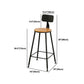Modern 1/4/5 Pieces Wood Bar Table Set Rectangle Bar Table with High Stools for Kitchen Clearhalo 'Bar Furniture' 'furn' 'furn_home_bar_bar_sets' 'Furniture' 'Home Bars & Bar Sets' 'home_bar_bar_sets' 'Kitchen & Dining Furniture' 1200x1200_d7878376-dcb5-46a4-905a-dcad06bf8715