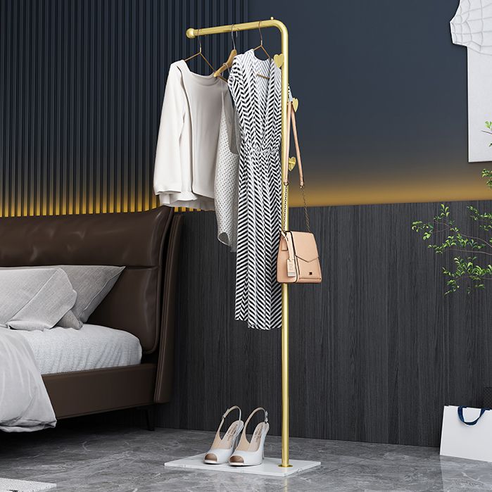 Zeitgenössischer Beatmetal -Rack Metall umgerahmt mit 3 Haken Eingangshalle Baumbaum