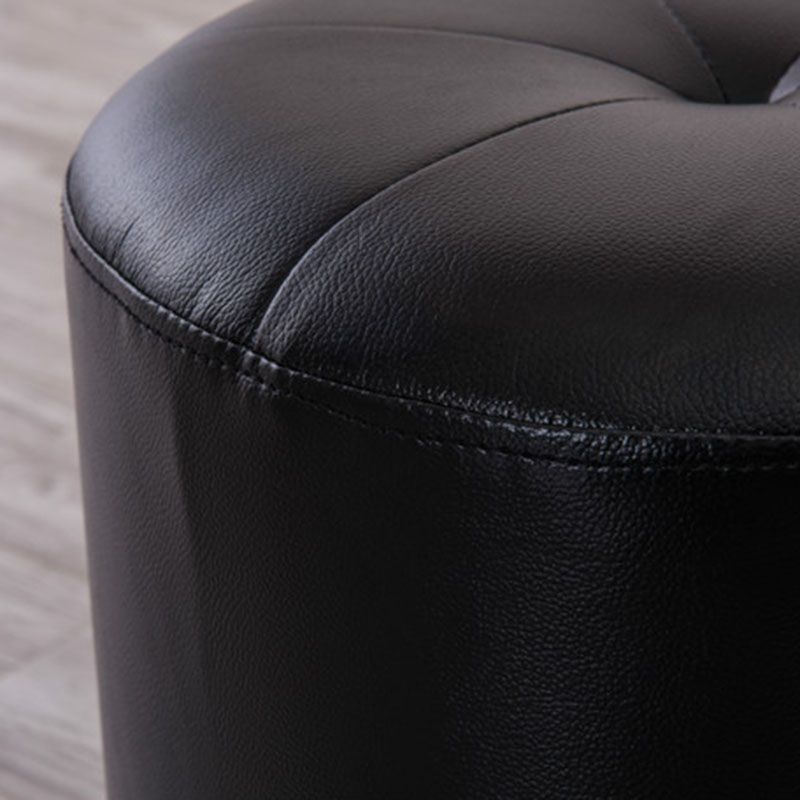 Genuine Leather Standard Stool Modern Style Simple Round Stool Clearhalo 'furn' 'furn_ottomans_poufs' 'Furniture' 'Living Room Furniture' 'Ottomans & Poufs' 'ottomans_poufs' 1200x1200_d78caf4c-2fe9-46ea-8d12-2d75583ccb14