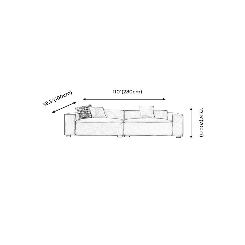 Stationary Stain-Resistant Faux Leather Sofa Living Room Gray Cushions Settee Clearhalo 'furn' 'furn_sofas' 'Furniture' 'furniture_sofas' 'Living Room Furniture' 'Sofa' 'sofas' 1200x1200_d78cddec-b977-48ae-ae6b-0c944c5186ed