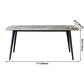 Industrial Style Sintered Stone Dining Table 4 Legs Carbon Steel Base Rectangle Table Clearhalo ' dining_table' 'Dining Tables & Seating' 'Dining Tables' 'furn' 'furn_dining_table' 'Furniture' 'furniture_dining_table' 'Kitchen & Dining Furniture' 'kitchen&dining_furn' 'kitchen' 'kitchen_dining_table' 1200x1200_d78daf21-da66-4835-aeb0-e42938350015
