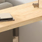 Ensemble de table de bar rectangulaire Glam, 1/3 pièces, table de bar et tabourets en bois massif naturel