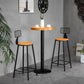 Industrial Style Barstool Metal and Wood Bar Stool for Dining Room 1 Pcs Clearhalo 'Bar Furniture' 'Bar Stools' 'bar_stools' 'furniture_bar_stools' 'Kitchen & Dining Furniture' 'kitchen&dining_furn' 'kitchen' 'kitchen_furn' Furniture' 1200x1200_d78fa671-c8a6-4d58-b7b0-9125d542f3bd