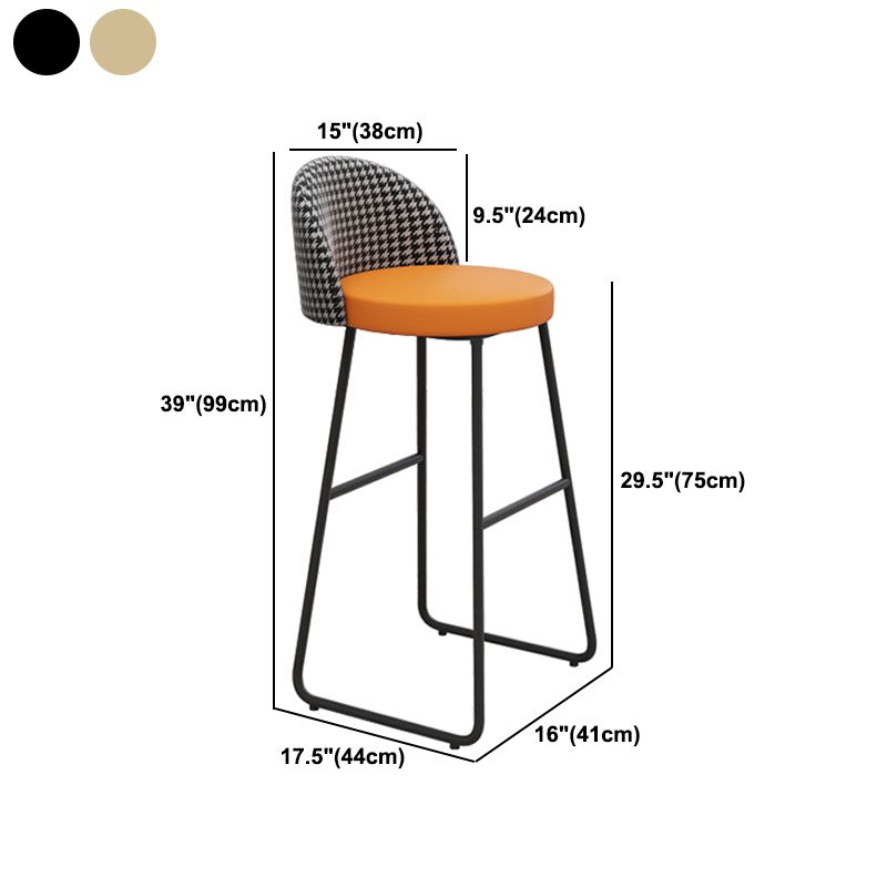 Zeitgenössisches rechteckiges Bartisch-Set, 1/2/7-teilig, mit Leder gepolsterter Thekenhocker