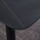 Rectangle Industrial Sintered Stone Dining Table 4 Legs Carbon Steel Base Table for Home Clearhalo ' dining_table' 'Dining Tables & Seating' 'Dining Tables' 'furn' 'furn_dining_table' 'Furniture' 'furniture_dining_table' 'Kitchen & Dining Furniture' 'kitchen&dining_furn' 'kitchen' 'kitchen_dining_table' 1200x1200_d7957c61-706c-40e7-ac2a-60448f15b2ed