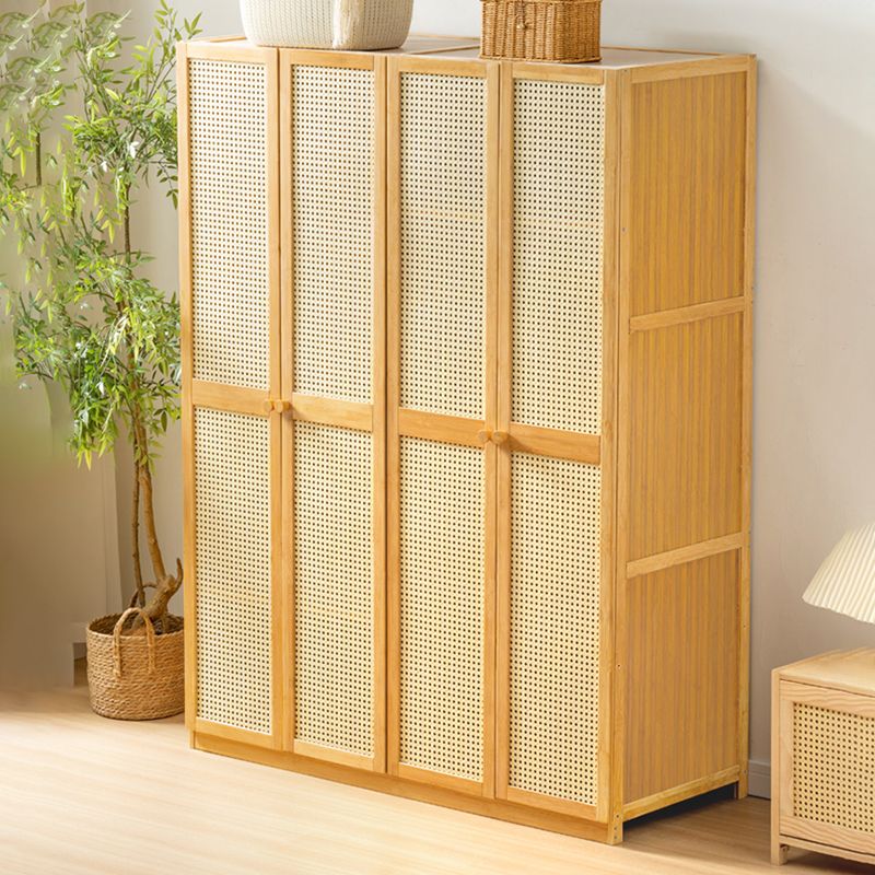 Modern Style Wardrobe Cabinet Wooden Wardrobe Armoire with Shelves Clearhalo 'Armoires & Wardrobes' 'armoires_wardrobes' 'Bedroom Furniture' 'furn' 'furn_armoires_wardrobes' 'Furniture' 1200x1200_d795d952-32f6-4ca0-a77d-f7dc53fb5f2e