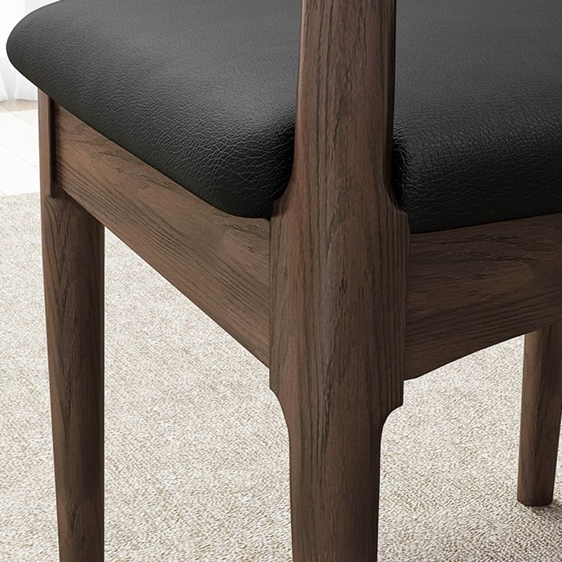 Traditional Style Dining Chair Kitchen Armless Side Single Chair with Wooden Legs Clearhalo ' kitchen&dining_furn' 'Dining Chairs' 'Dining Tables & Seating' 'dining_chair' 'furn' 'furn_dining_chair' 'Furniture' 'furniture_dining_chair' 'Kitchen & Dining Furniture' 'kitchen' 1200x1200_d79b1b6e-66cf-43b1-a650-abaa685abc33