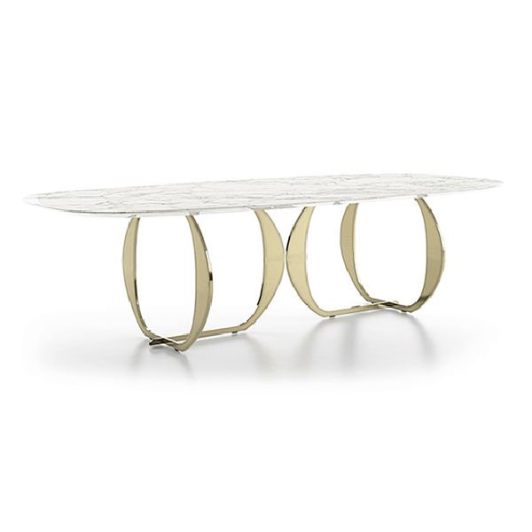 Rectangle Double Pedestal Furniture Luxury Style Stone Dining Room Collection Clearhalo 'Dining Tables & Seating' 'Dining Tables' 'dining_table' 'furn' 'furn_dining_table' 'Furniture' 'furniture_dining_table' 'Kitchen & Dining Furniture' 1200x1200_d79cbe93-a6cc-44e7-a1af-f84f8f34343f