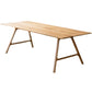 Rectangle Pine Solid Wood Table Modern Kitchen Dining Table in Nature with Double Pedestal Clearhalo ' dining_table' 'Dining Tables & Seating' 'Dining Tables' 'furn' 'furn_dining_table' 'Furniture' 'furniture_dining_table' 'Kitchen & Dining Furniture' 'kitchen&dining_furn' 'kitchen' 'kitchen_dining_table' 1200x1200_d79cf833-f908-43c0-81dd-58052844b49e