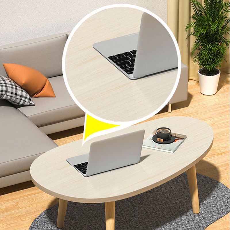 Modern Wood Side Table Bedroom No Distressing End Table with 4 Legs Clearhalo 'Coffee & Accent Tables' 'Coffee Tables' 'coffee_tables' 'furn' 'furn_coffee_tables' 'Furniture' 'Living Room Furniture' 1200x1200_d79d87e4-fdb5-4e40-b5cc-9508a47646e7
