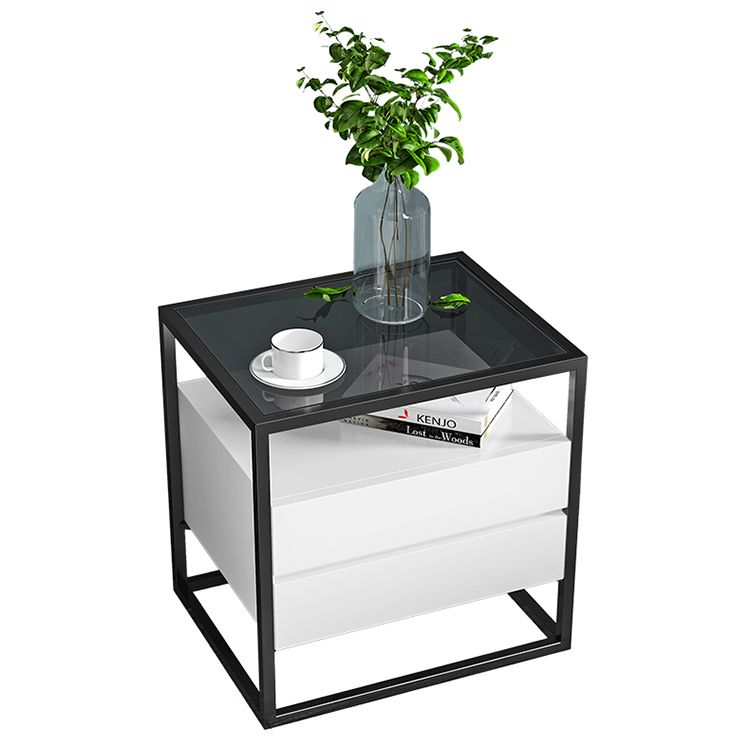 Solid Wood Bed Nightstand Contemporary Bedside Cabinet with Drawers Clearhalo 'Bedroom Furniture' 'furn' 'furn_night_stand' 'Furniture' 'night_stand' 'Nightstands' 1200x1200_d79dc5ed-313b-4e2a-82eb-5bb174d124d1