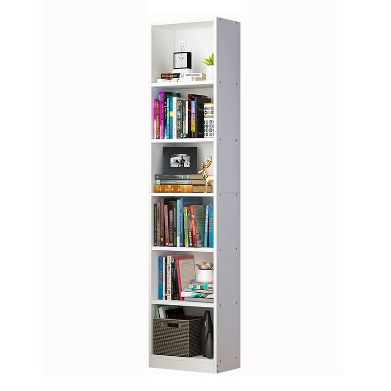Modern Style Wooden Bookshelf Standard Closed Back Shelf Bookcase Clearhalo 'Bookcases' 'furn' 'furn_bookcases' 'Furniture' 'furniture_bookcases' 'kitchen' 'kitchen_bookcases' 'Living Room Furniture' 'Office Furniture' 1200x1200_d79f3bfa-f102-4220-855e-ace263e53c7e