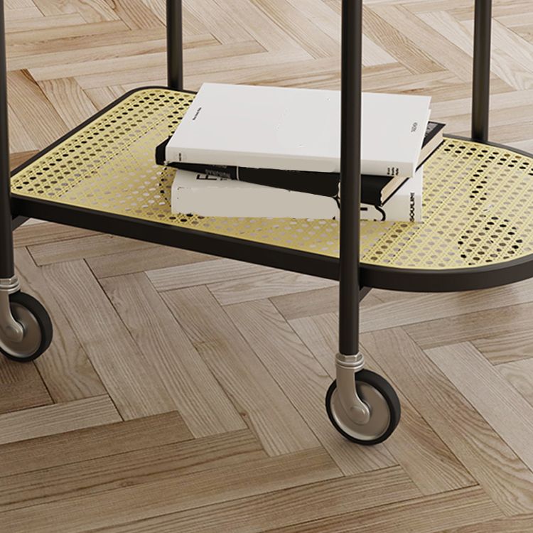 Cama de almacenamiento abierto mesita de noche gabinete moderno para dormitorio