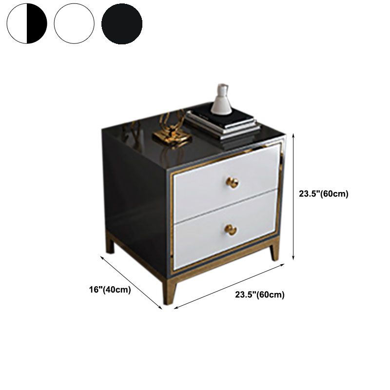 Slaapkamer glamour houten opbergkist verticale borst met laden