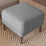 Square Footstools Genuine Leather Foot Stool , 15.6 Inch Width Clearhalo 'furn' 'furn_ottomans_poufs' 'Furniture' 'Living Room Furniture' 'Ottomans & Poufs' 'ottomans_poufs' 1200x1200_d7a743e9-c446-4520-aaf1-6e452d3ee38b