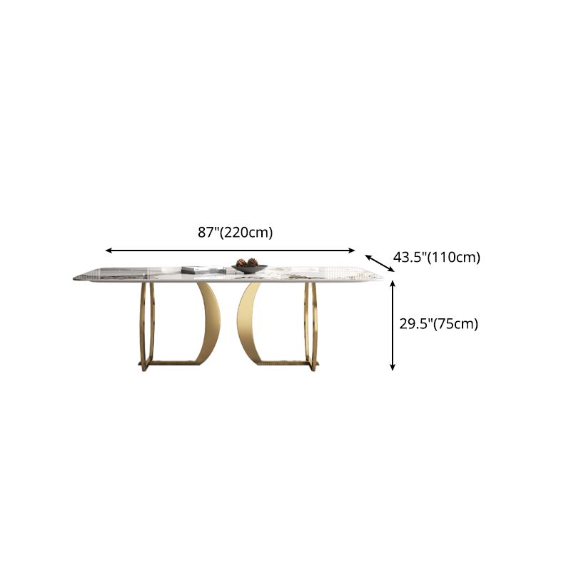 1/2/5/7 Pieces Luxury Dining Set Sintered Stone Top Dining Table with Leather Chairs Clearhalo 'Dining Room Sets' 'Dining Tables & Seating' 'dining_room_set' 'furn' 'furn_dining_room_set' 'Furniture' 'furniture_dining_room_set' 'Kitchen & Dining Furniture' 1200x1200_d7a81d96-f6de-4d78-bbd6-d9aca6ebb9bf