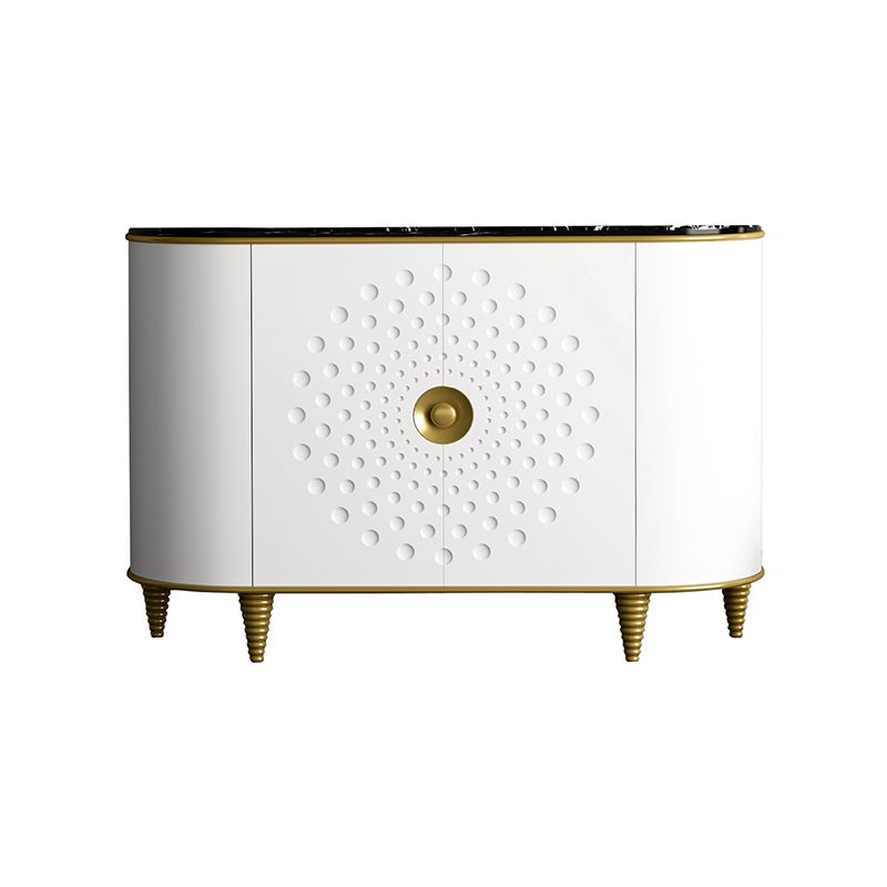 31.5"L Luxurious Buffet Server Artificial Marble Top Dining Server for Living Room Clearhalo 'buffet_sideboard' 'Buffets & Sideboards' 'furn' 'furn_buffet_sideboard' 'Furniture' 'Kitchen & Dining Furniture' 1200x1200_d7ab4266-4ffd-42d3-8703-5ff21d71e148